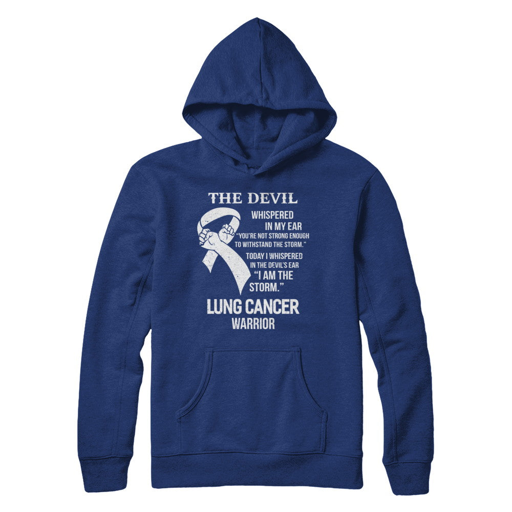 I Am The Storm Support Lung Cancer Warrior Gift T-Shirt & Hoodie | Teecentury.com