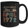 50th Birthday 50 Years Old Legendary Since April 1972 Mug Coffee Mug | Teecentury.com
