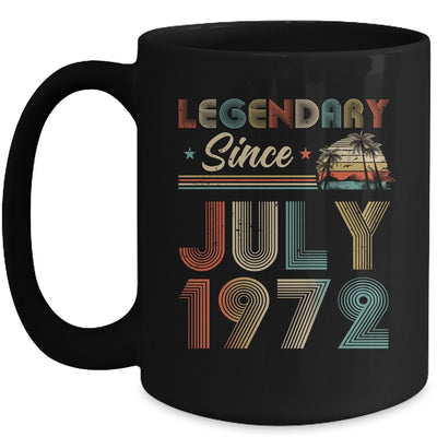 50th Birthday 50 Years Old Legendary Since July 1972 Mug Coffee Mug | Teecentury.com