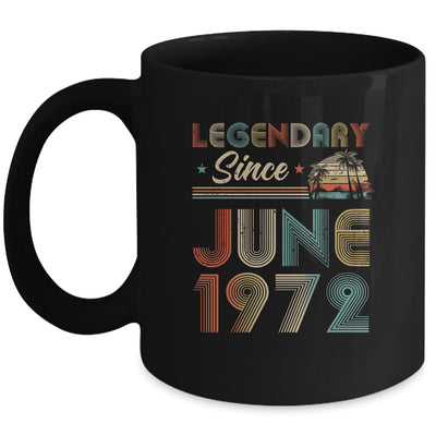 50th Birthday 50 Years Old Legendary Since June 1972 Mug Coffee Mug | Teecentury.com