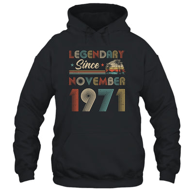 51th Birthday Gift 51 Years Old Legendary Since November 1971 T-Shirt & Hoodie | Teecentury.com