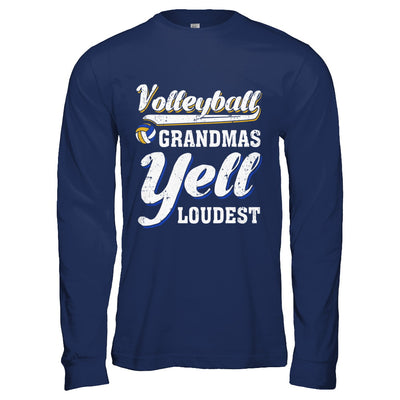 Volleyball Grandmas Yell Loudest T-Shirt & Hoodie | Teecentury.com