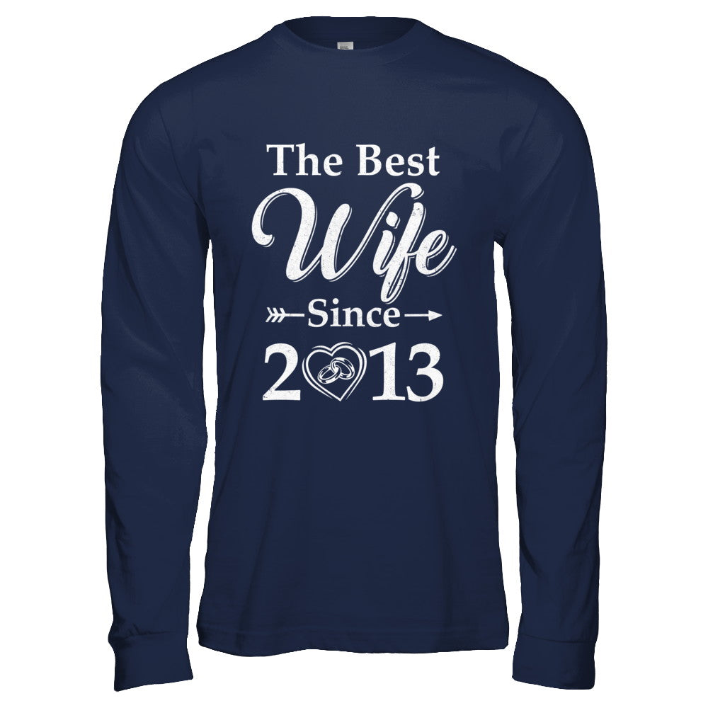 9th Married Together Anniversary Since 2013 Husband Wife T-Shirt & Hoodie | Teecentury.com