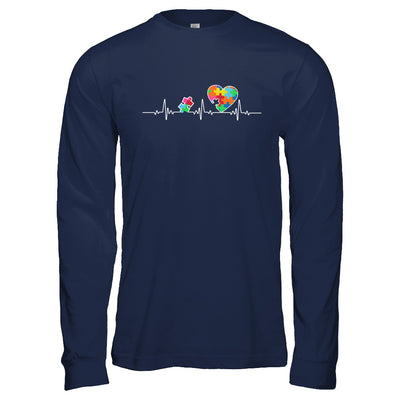 Autism Puzzle Heartbeat Autism Awareness T-Shirt & Hoodie | Teecentury.com