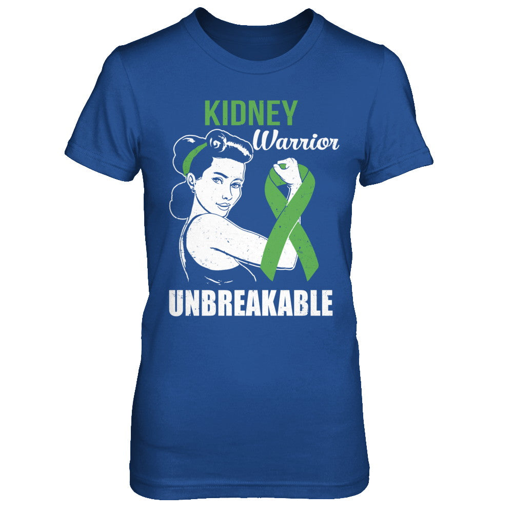 Kidney Disease Warrior Unbreakable Kidney Disease Awareness T-Shirt & Hoodie | Teecentury.com