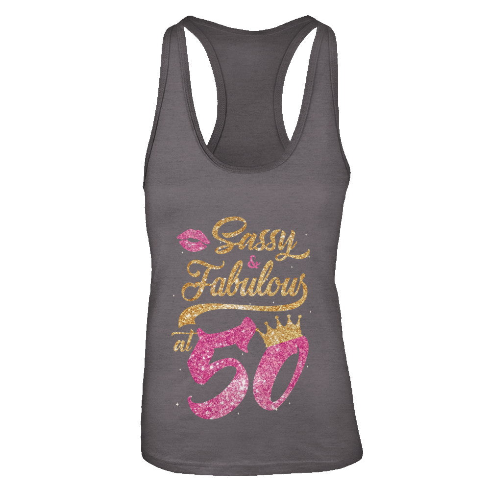 Sassy And Fabulous At 50th 1972 Birthday Gift T-Shirt & Tank Top | Teecentury.com