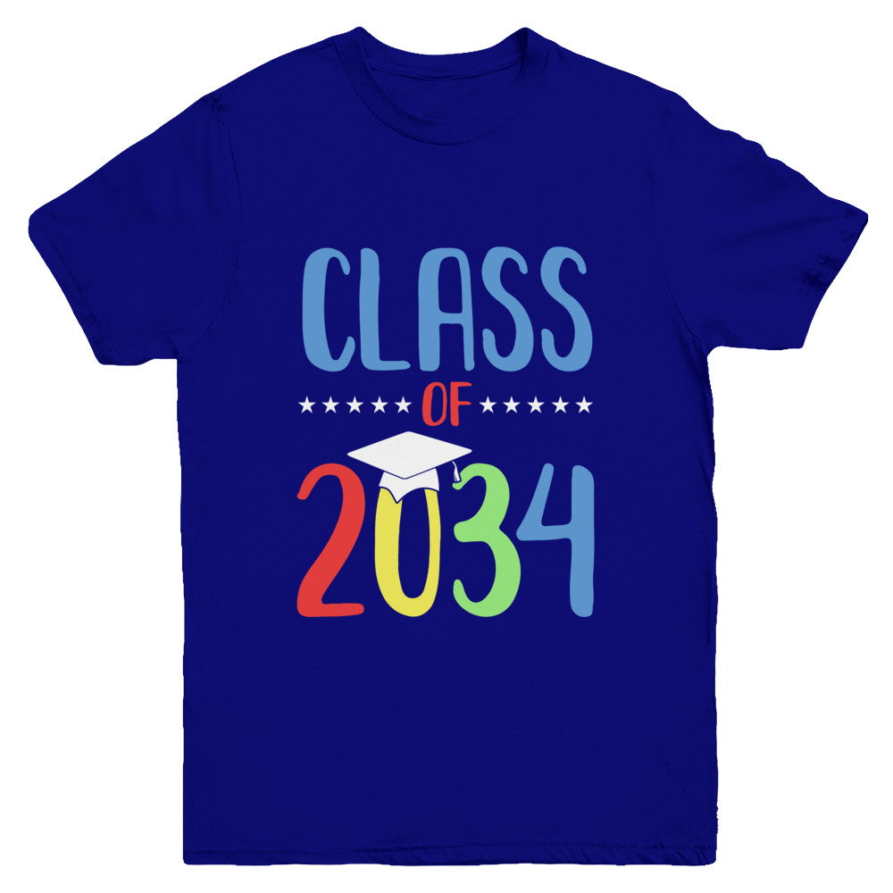 Grow With Me First Day Of School Class Of 2034 Youth Youth Shirt | Teecentury.com