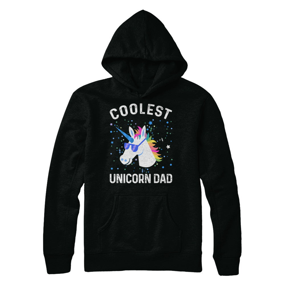 Coolest Unicorn Dad Cute Funny Unicorn Fathers Day T-Shirt & Hoodie | Teecentury.com