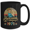 52 Year Old Awesome Since 1971 52nd Birthday Women Mug | teecentury