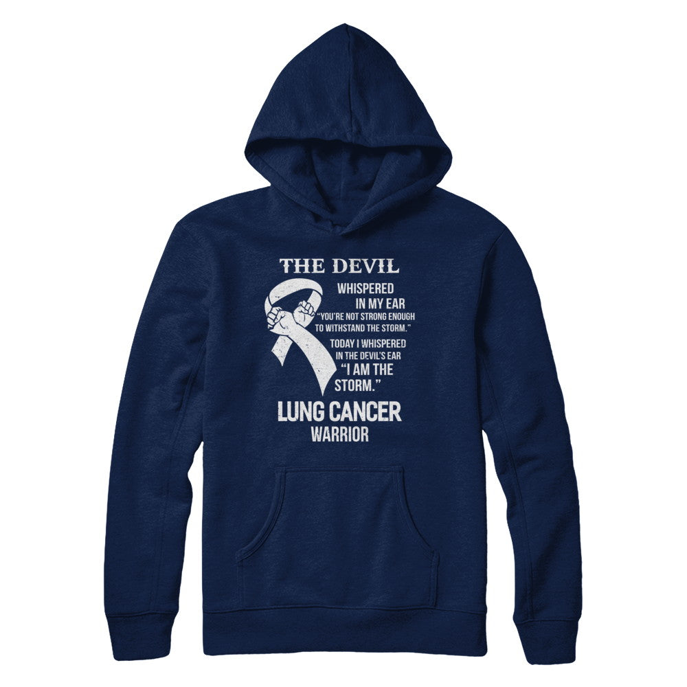I Am The Storm Support Lung Cancer Warrior Gift T-Shirt & Hoodie | Teecentury.com