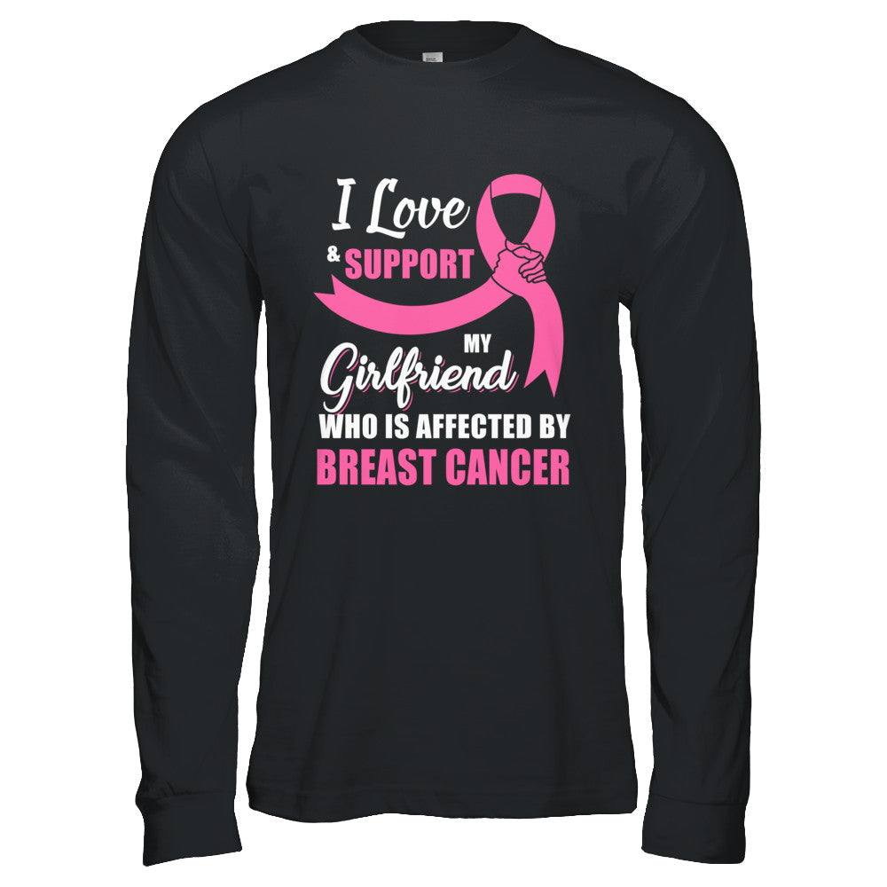 Breast Cancer Awareness Support Pink Girlfriend Boyfriend T-Shirt & Hoodie | Teecentury.com