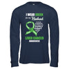 Liver Cancer I Wear Green For My Husband Wife T-Shirt & Hoodie | Teecentury.com