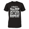 Eat Sleep Take Kids to Sports Repeat Funny Sports Mom T-Shirt & Hoodie | Teecentury.com