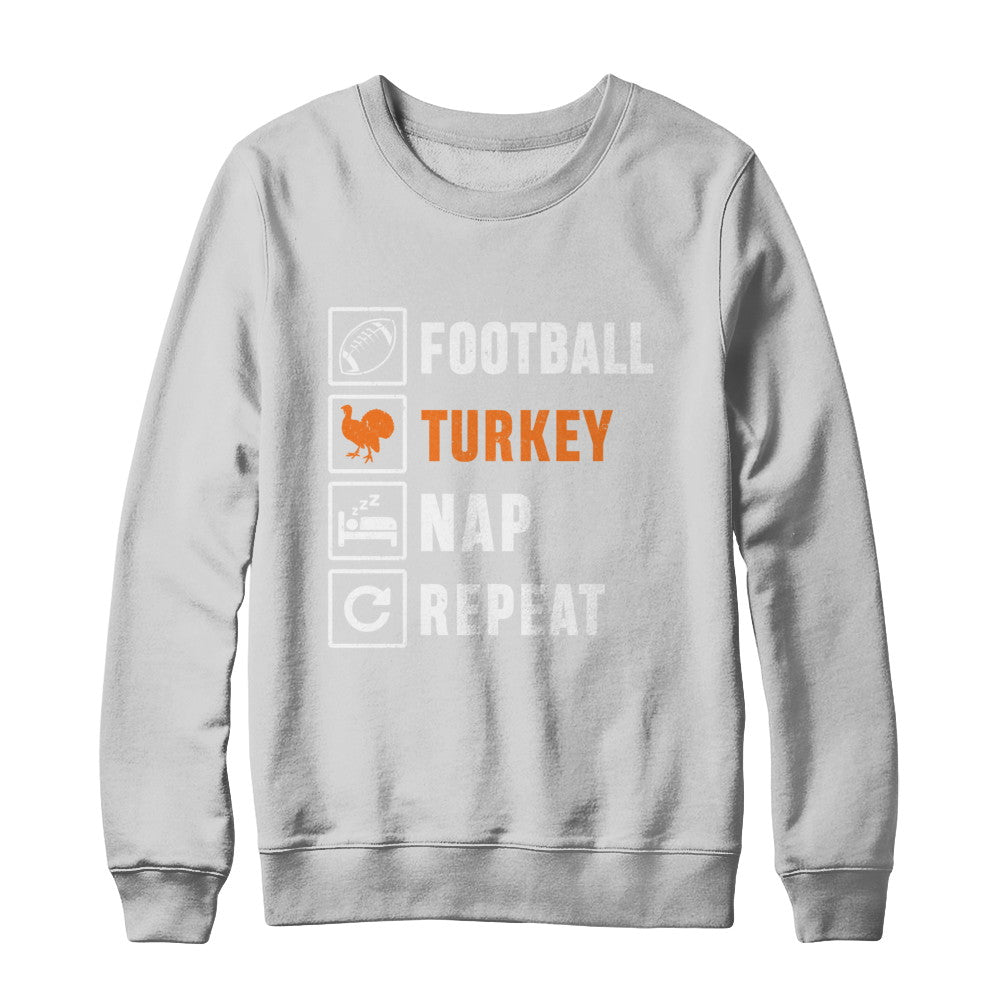 : Football, Turkey, Nap, Repeat, Thanksgiving Football