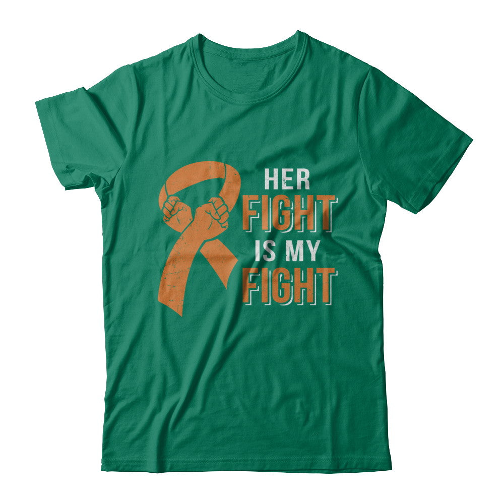 Her Fight Is My Fight Multiple Sclerosis Awareness T-Shirt & Hoodie | Teecentury.com