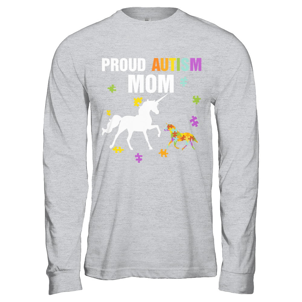 Proud Autism Mom Unicorn Autism Awareness T-Shirt & Hoodie | Teecentury.com