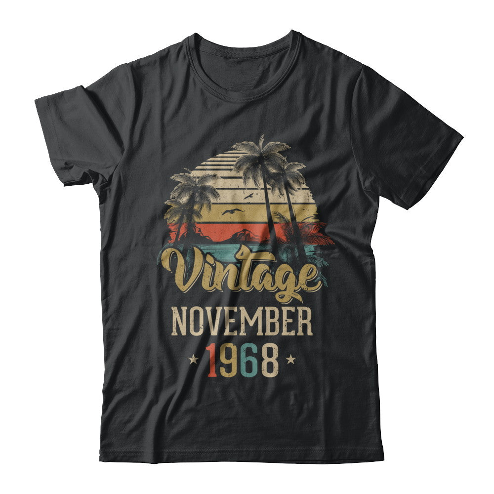 Retro Classic Vintage November 1968 54th Birthday Gift T-Shirt & Hoodie | Teecentury.com