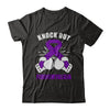 Boxing knock out Fibromyalgia Awareness Support T-Shirt & Hoodie | Teecentury.com