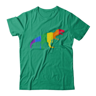 Pride LGBT Dinosaur T REX Gift Rainbow LGBT Gay Lesb T-Shirt & Hoodie | Teecentury.com