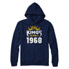 Kings Are Born In 1968 Birthday Gift T-Shirt & Hoodie | Teecentury.com