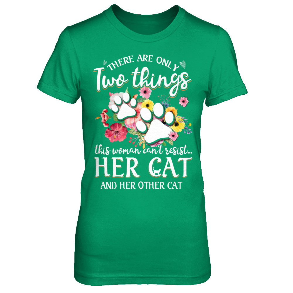 This Woman Can't Resist Her Cat And Her Other Cat T-Shirt & Hoodie | Teecentury.com