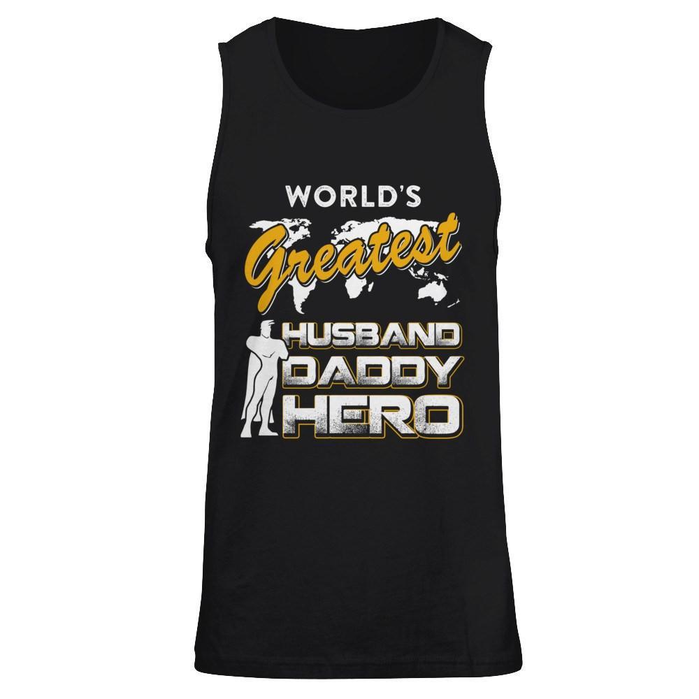 World's Greatest Husband Daddy Hero T-Shirt & Hoodie | Teecentury.com