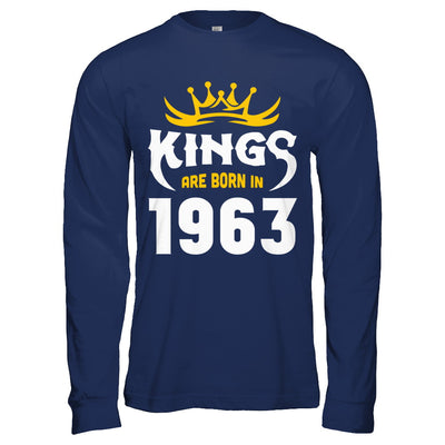 Kings Are Born In 1963 Birthday Gift T-Shirt & Hoodie | Teecentury.com
