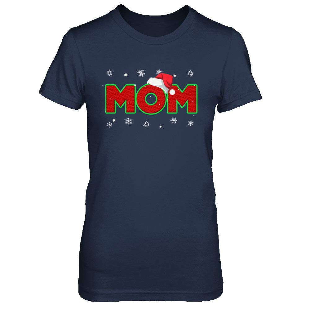 Mom Christmas Santa Ugly Sweater Gift T-Shirt & Sweatshirt | Teecentury.com
