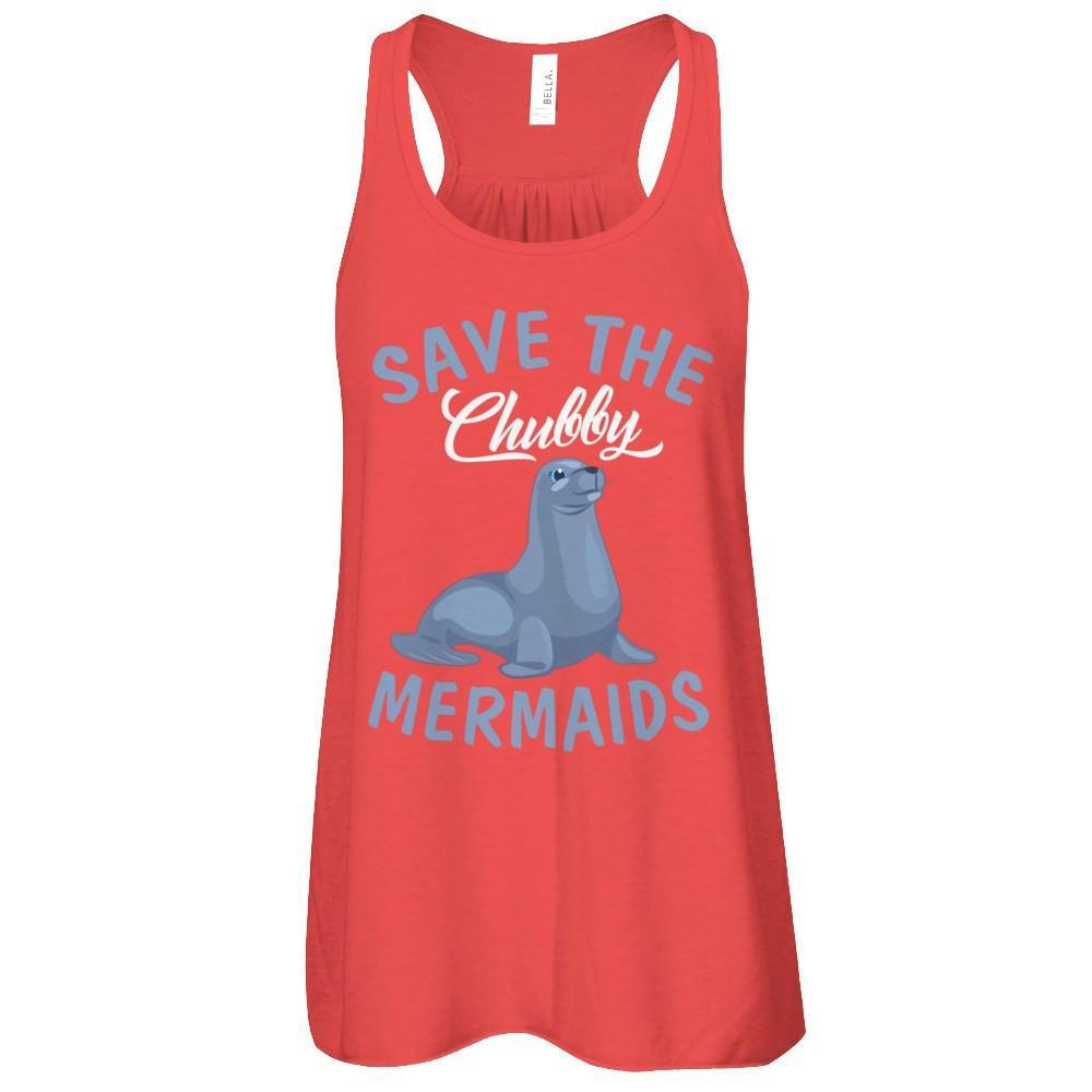 Save The Chubby Mermaids T-Shirt & Tank Top | Teecentury.com