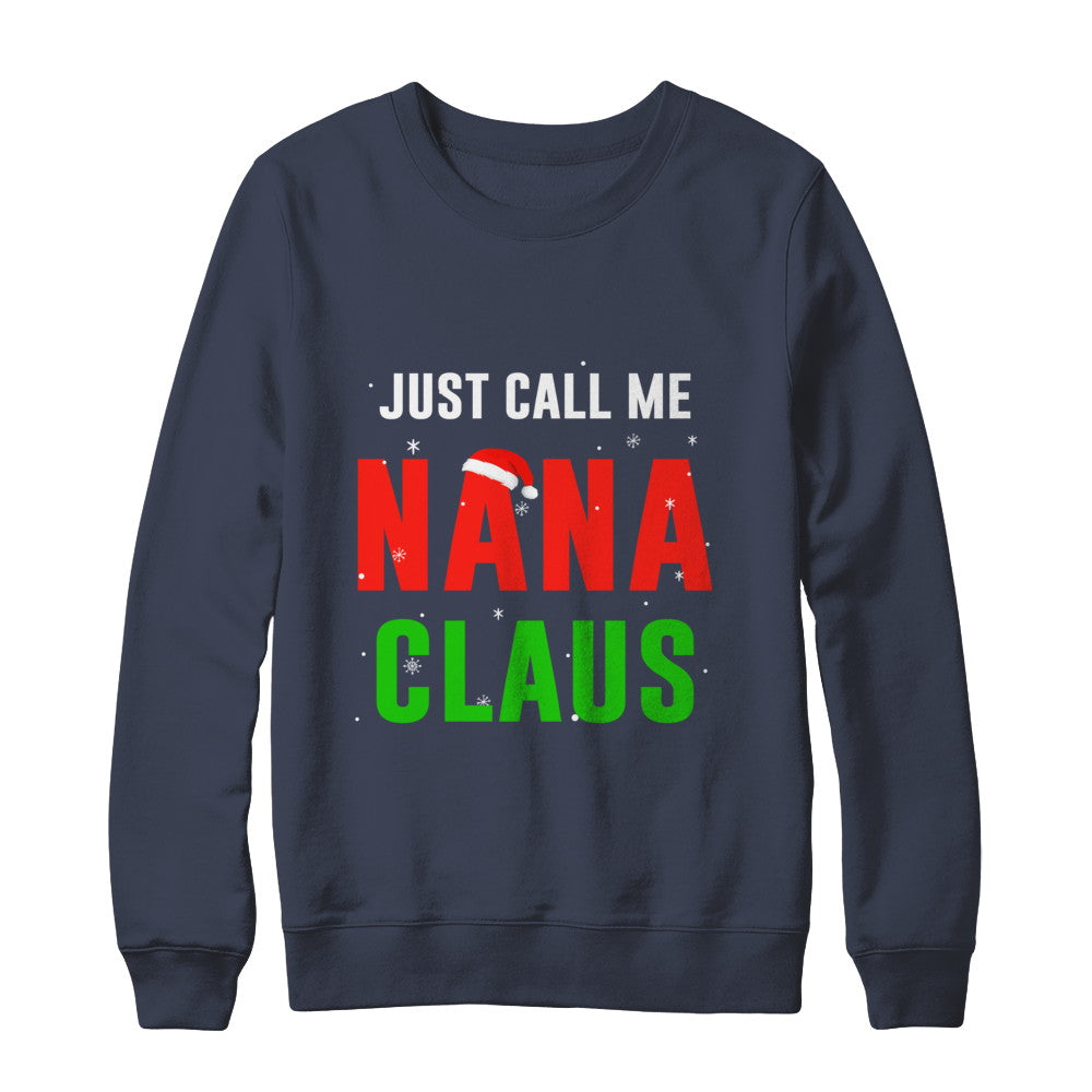Santa Nana Claus Matching Family Christmas Pajamas T-Shirt & Sweatshirt | Teecentury.com