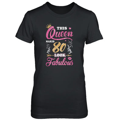 This Queen Makes 80 Look Fabulous 1942 80th Birthday T-Shirt & Tank Top | Teecentury.com