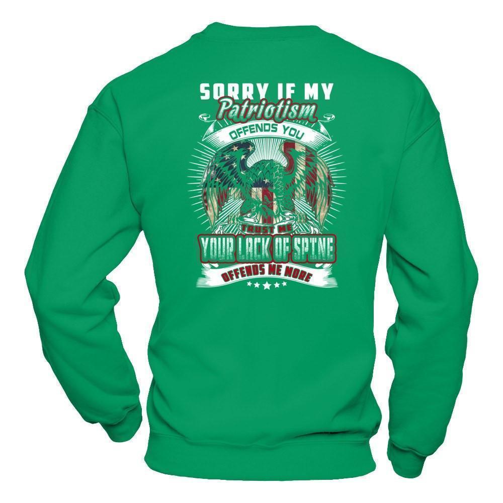 Sorry If My Patriotism Offends You Trust Me T-Shirt & Hoodie | Teecentury.com