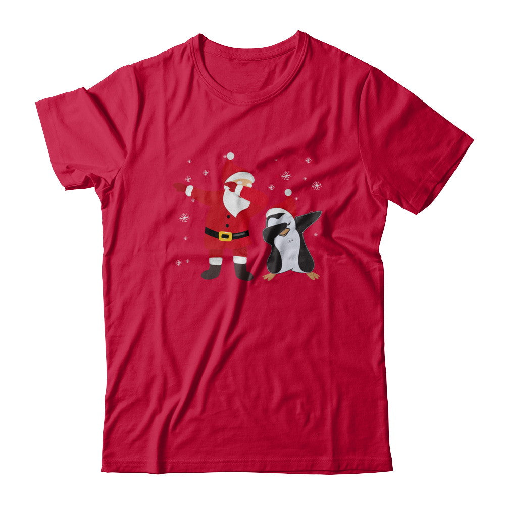 Dabbing Santa Penguin Funny Dab Dance Christmas Gift T-Shirt & Hoodie | Teecentury.com