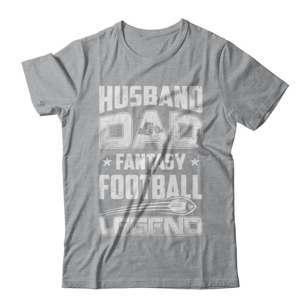 Husband Dad Fantasy Football Legend Fathers Day Gift T-Shirt & Hoodie | Teecentury.com