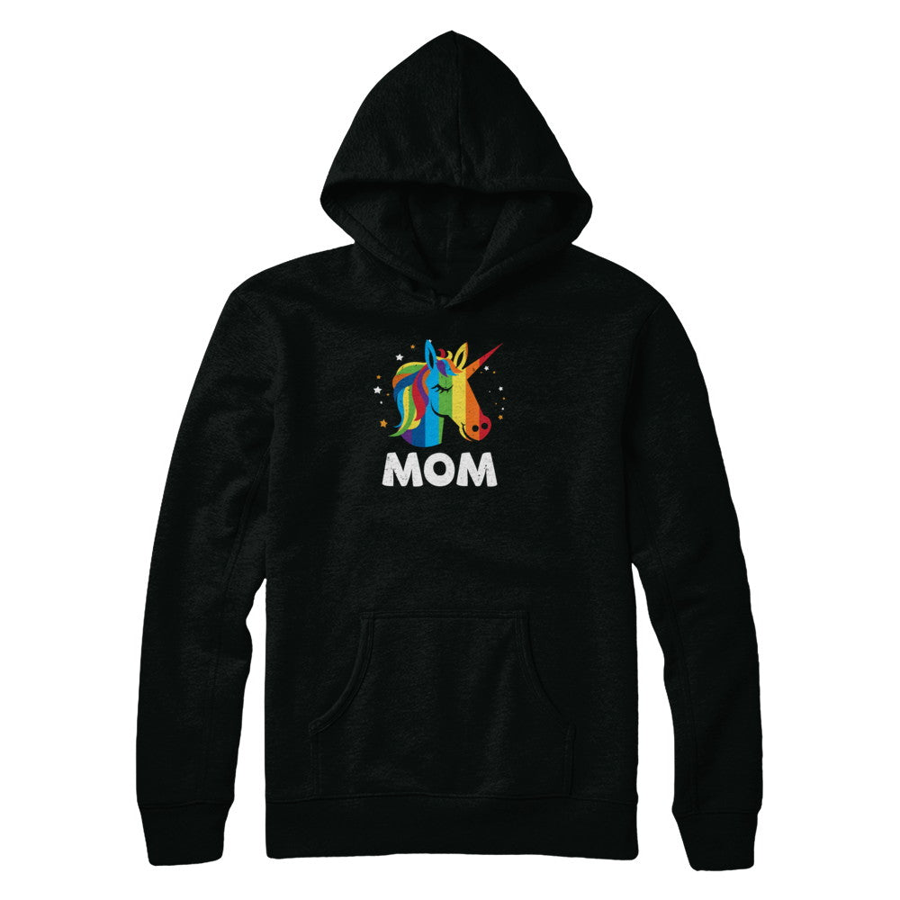 LGBT Pride Lesbian Gay Proud Mom Unicorn T-Shirt & Tank Top | Teecentury.com
