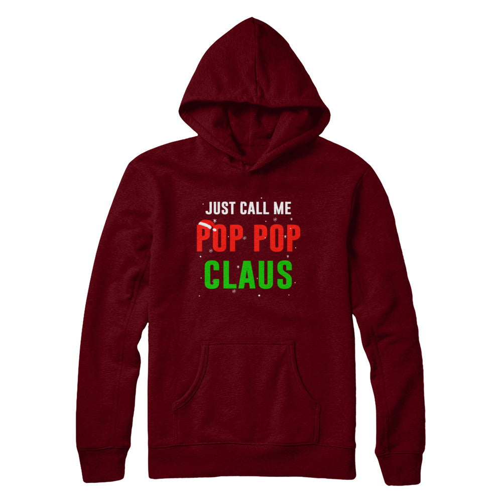 Santa Pop Pop Claus Matching Family Christmas Pajamas T-Shirt & Sweatshirt | Teecentury.com