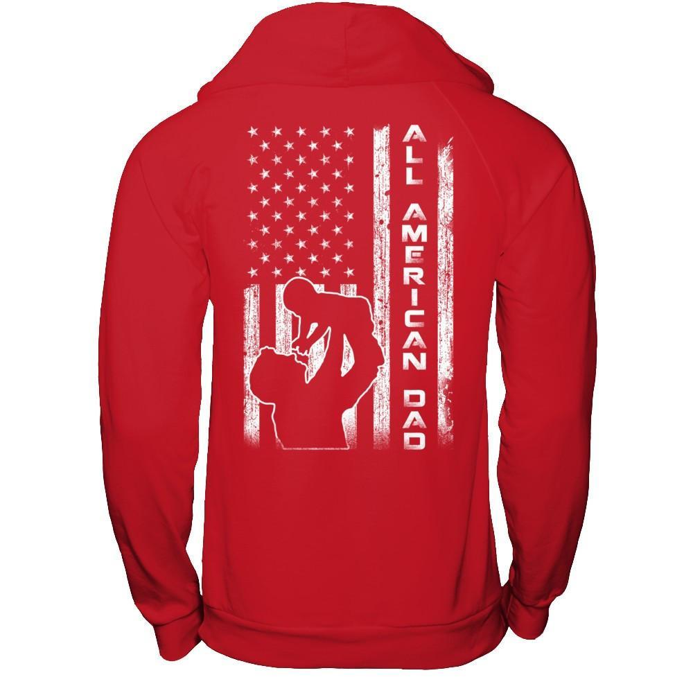 All American Dad Flag T-Shirt & Hoodie | Teecentury.com