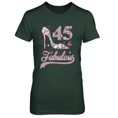 45 And Fabulous 45 Years Old 1977 45th Birthday Gift T-Shirt & Hoodie | Teecentury.com
