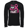 Her Fight is My Fight Breast Cancer Awareness Pink Ribbon T-Shirt & Hoodie | Teecentury.com