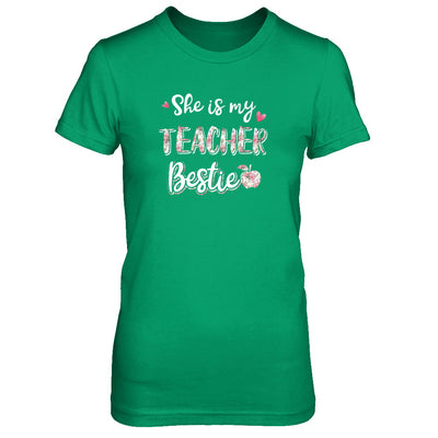 She Is My Teacher Bestie Funny Students T-Shirt & Tank Top | Teecentury.com