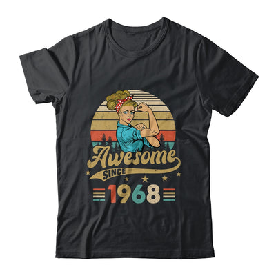 55 Year Old Awesome Since 1968 55th Birthday Women Shirt & Tank Top | teecentury