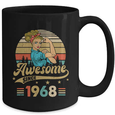 55 Year Old Awesome Since 1968 55th Birthday Women Mug | teecentury