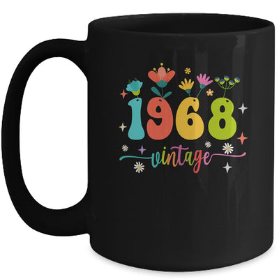 55 Years Old Vintage 1968 55th Birthday Tee Wildflower Mug | teecentury