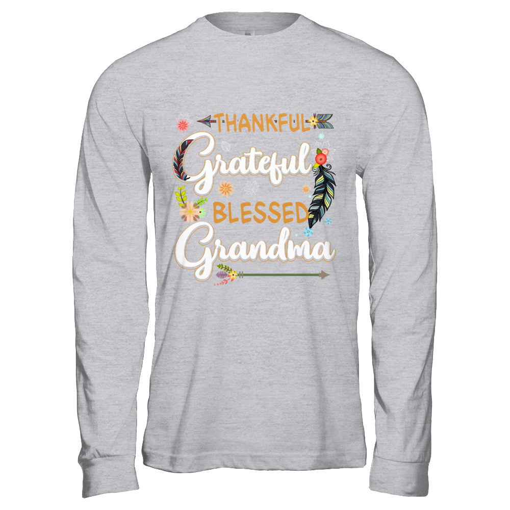 Grateful Thankful And Blessed Grandma T-Shirt & Hoodie | Teecentury.com