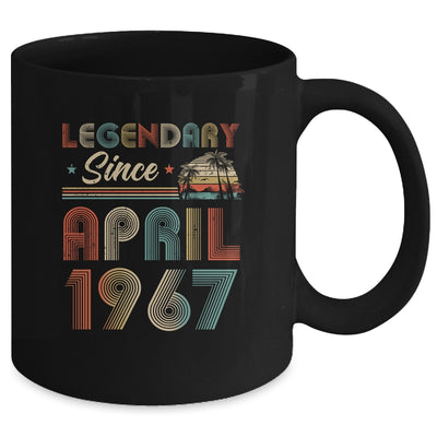 55th Birthday 55 Years Old Legendary Since April 1967 Mug Coffee Mug | Teecentury.com