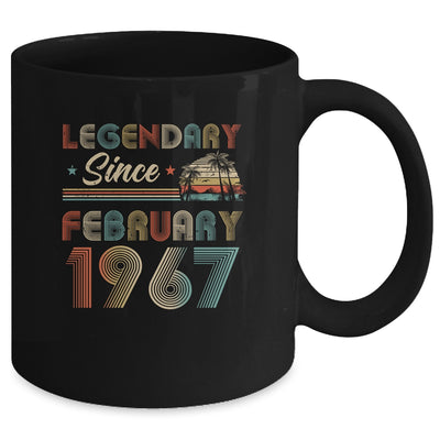 55th Birthday 55 Years Old Legendary Since February 1967 Mug Coffee Mug | Teecentury.com