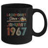 55th Birthday 55 Years Old Legendary Since January 1967 Mug Coffee Mug | Teecentury.com