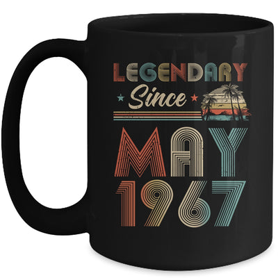 55th Birthday 55 Years Old Legendary Since May 1967 Mug Coffee Mug | Teecentury.com