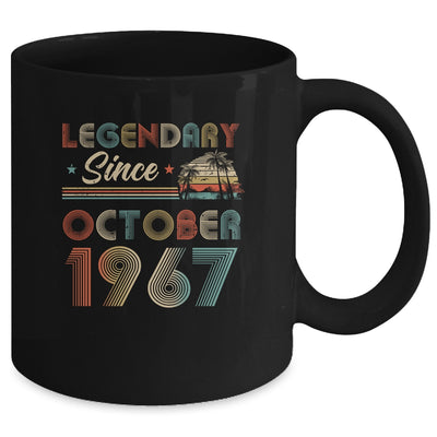 55th Birthday 55 Years Old Legendary Since October 1967 Mug Coffee Mug | Teecentury.com