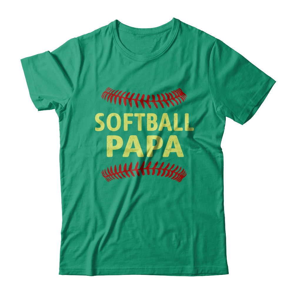 Softball Papa T-Shirt & Hoodie | Teecentury.com